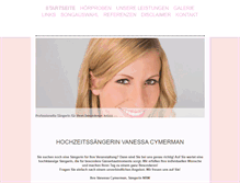 Tablet Screenshot of hochzeitserlebnis.net